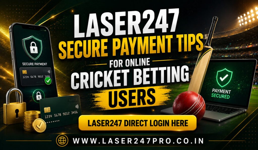 Laser247 Secure Payment Tips for Online Cricket Betting Users